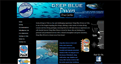 Desktop Screenshot of deepbluediversutila.com
